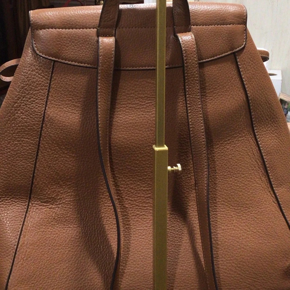 Kate Spade Leila Saffiano Leather Backpack Tan